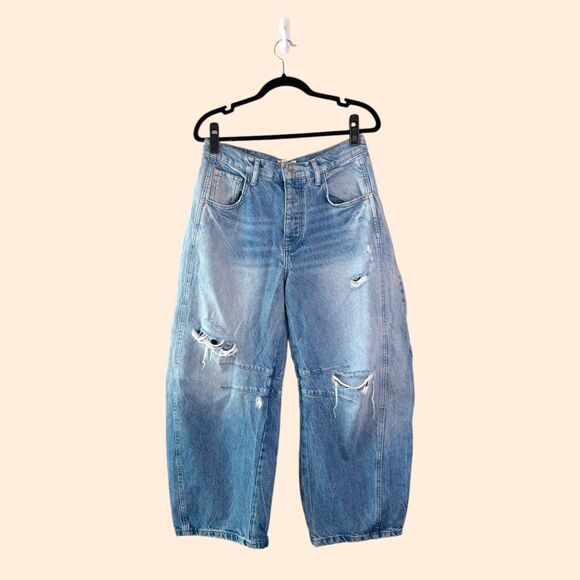 We The Free Good Luck Barrel Jeans - Picture 1 of 7